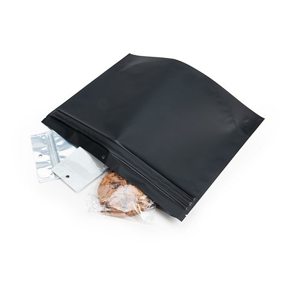 Kinderveilige zakken Mat Zwart 30,5x10,2x22,9cm (100 Stuks) [CRP129MB]