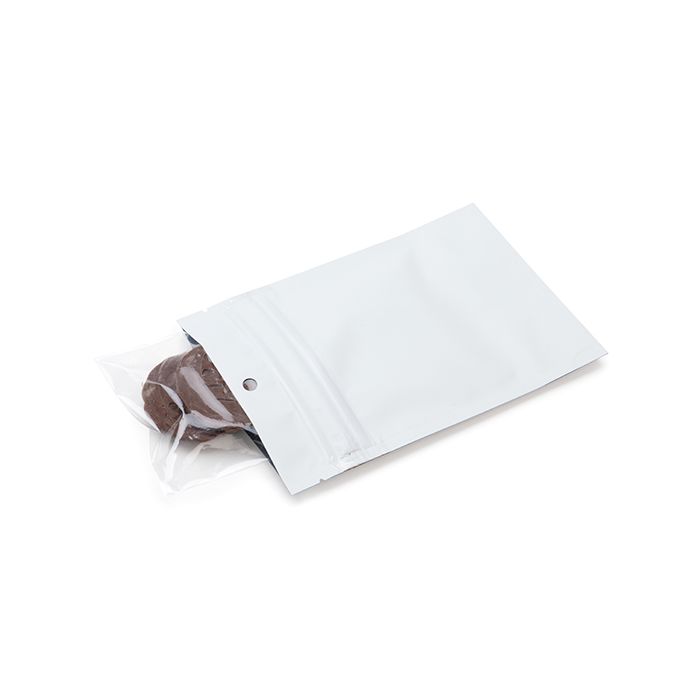 Sachets de protection pour enfants, blanc mat, 10,2 x 6,4 x 15,2 cm (100 pièces) [CRP2MW]