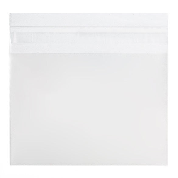 Sachet plastique transparence cristalline 13,2x9,5cm avec Rabat Adhésif (100 pièces) [B35]