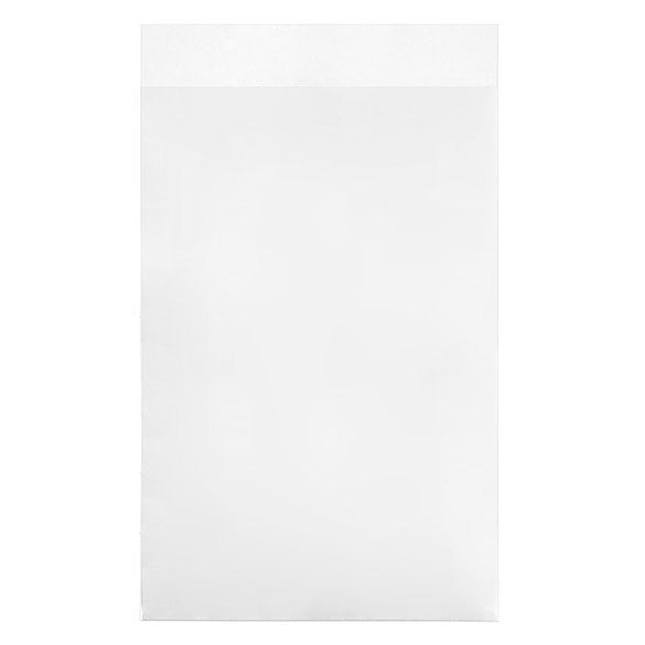 Sachet plastique refermable transparent avec rabat sans adhésif pour comic 17.6 x 26cm (100 pièces) [COMIC1NG]