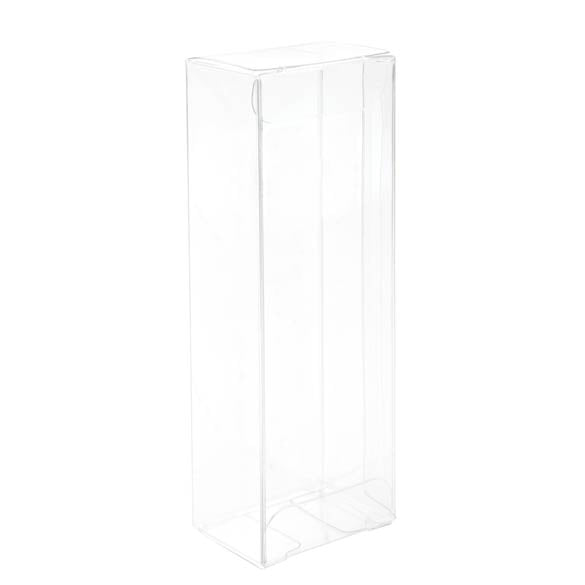 Boites cadeau plastique à transparence cristalline 4.1x2.9x11.7cm (25 Pièces) [FB43]