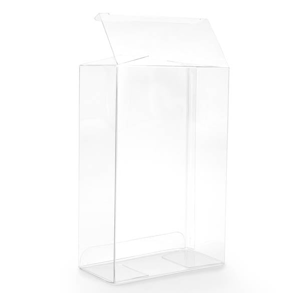 Boites cadeau plastiques à transparence cristalline 13x5x18cm (25 pièces) [FPB326]
