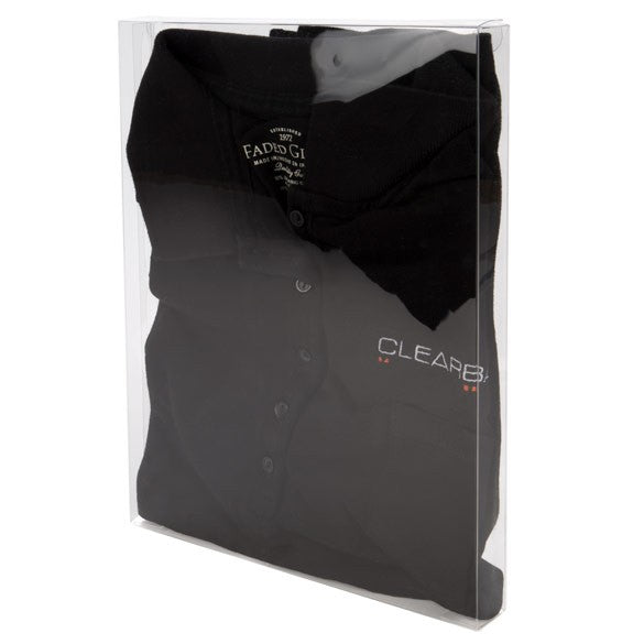 Boites cadeau plastique à transparence cristalline 21.9x2.5x28.3cm (25 pièces) [FPB150]