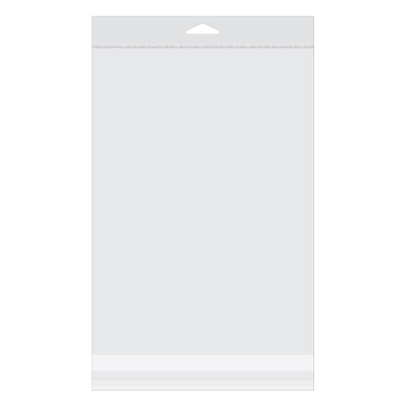 Headerbags 20x27,6cm hersluitbaar en Kristalhelder (100 stuks) [HB7X10]