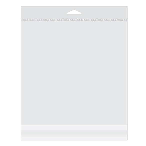 Headerbags 21,4x21cm hersluitbaar en Kristalhelder (100 stuks) [HB88]