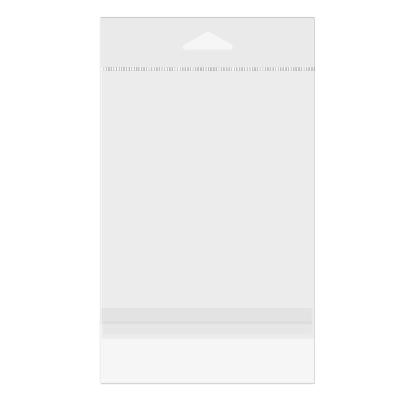 Sachet à trou de suspension refermable avec fermeture sécurisée 10.8x13.7cm (100 pièces) [HB4B2PC]