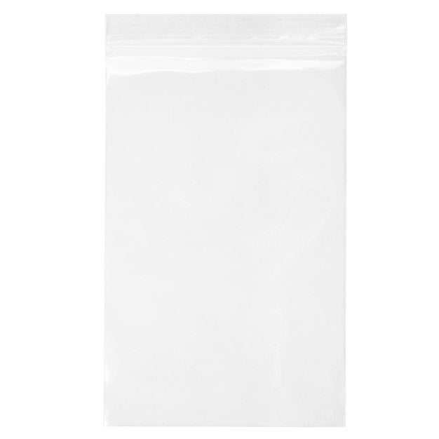 Sachet zip à transparence cristalline 75 microns 12,7x20,3cm (100 pièces) [Z3C58]