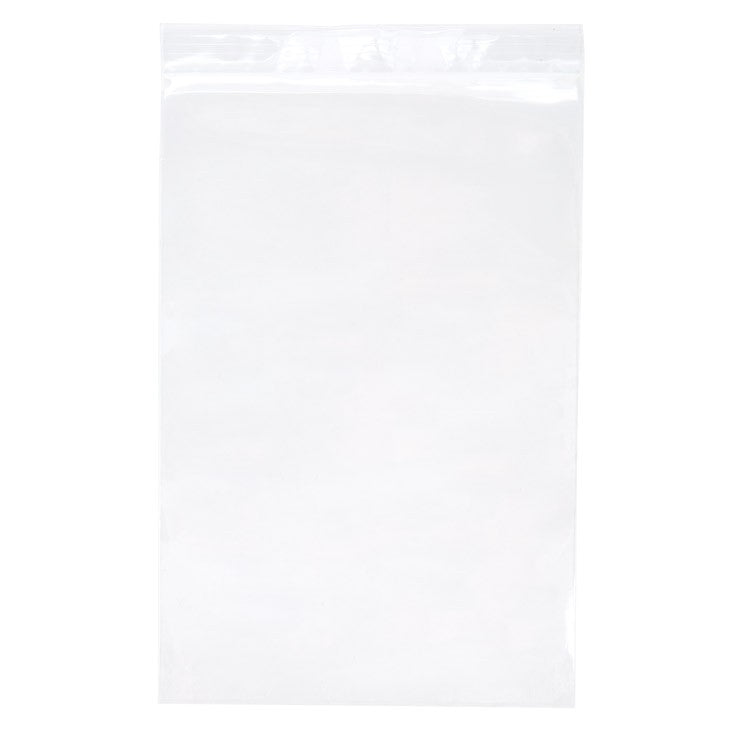 Sachet zip à transparence cristalline 75 microns 15,2x22,9cm (100 pièces) [Z3C69]