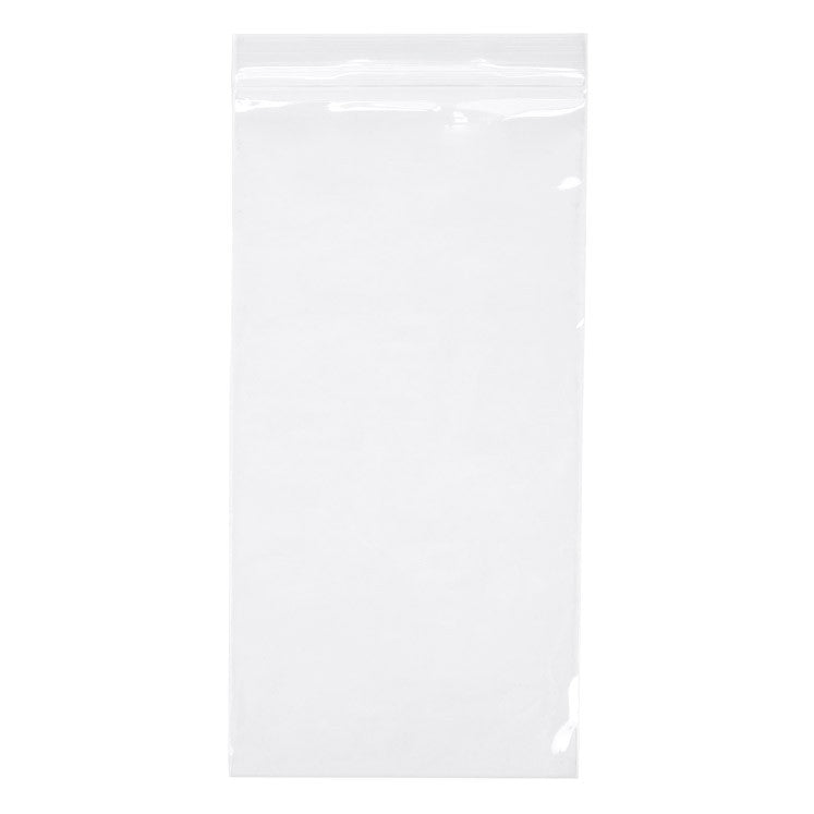 Sachet zip à transparence cristalline 12,7x25,4cm (100 pièces) [ZC510]