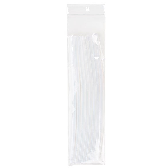 Gripzakken met Ophanggat 7,5x30,5cm Kristalhelder PP 50 Micron (100 stuks) [ZR312]