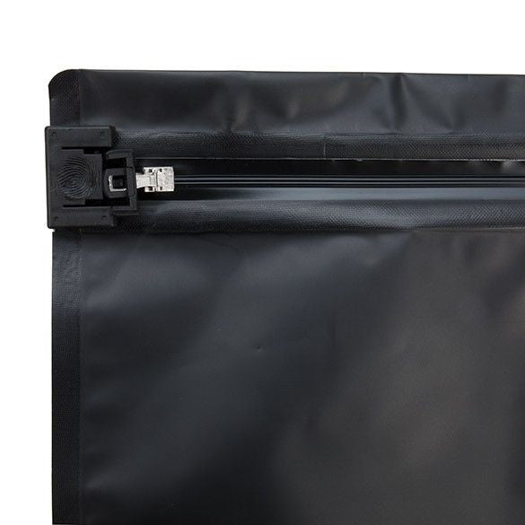 Plastiek Zakken Mat Zwart 30,5x10,2x22,9cm met Kindveilige Sluiting (10 stuks) [CRZ912B]