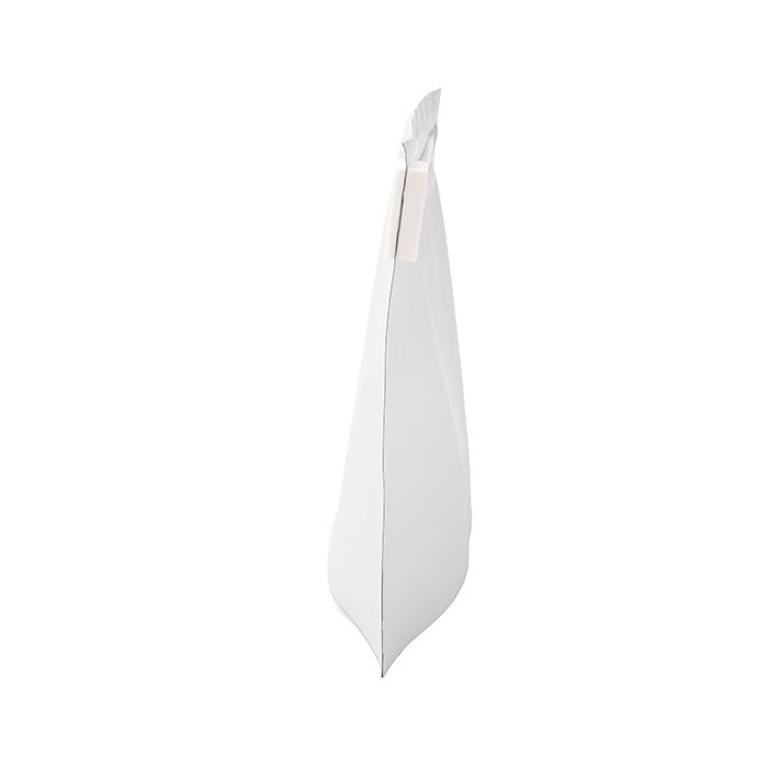 Sac à sécurité enfant blanc mat, 20.3 x 6.2 x 15.2 cm (10 Pieces) [CRZ68W]