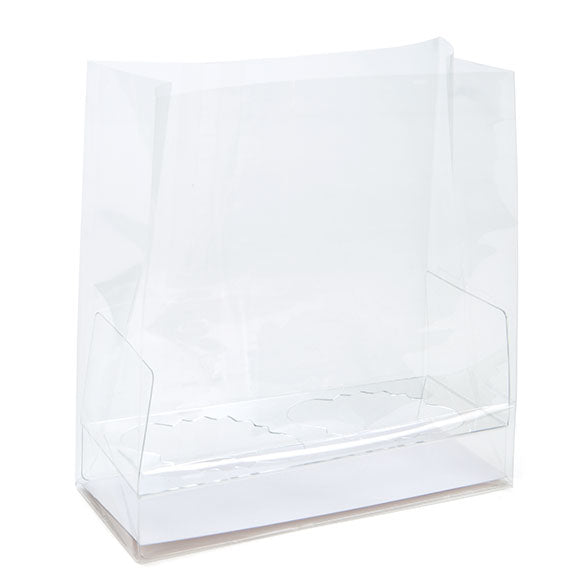 Cupcake Zakken voor 2 Mini cupcakes met kaart 12.7x5.7x12.7cm (100 Stuks) [CBG9]