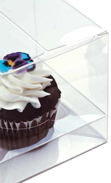 Boites à Cupcake pour six cupcakes 22.9 x 22.9 x 10.2cm (100 pièces) [CBS175]