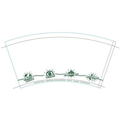 Beker Papier "EcoUp ©" 150 ml Ø 80 mm (1.000 stuks) [GB-DHD04398]