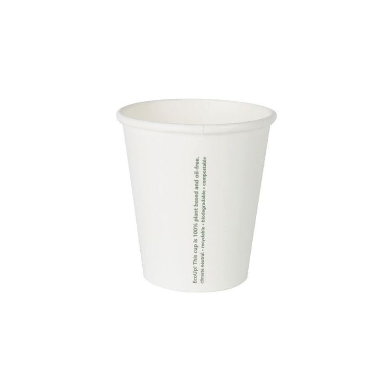 Tasse en carton 150 ml Ø 80 mm Blanc (1000 pièces) [GB-DHD04401]