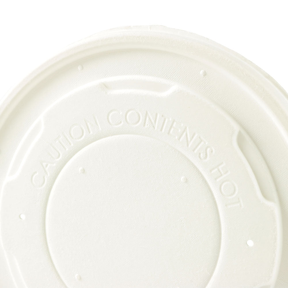 Platte Deksel Papier Ø 115 mm Wit Gesloten (500 stuks) [GB-DHD04501]