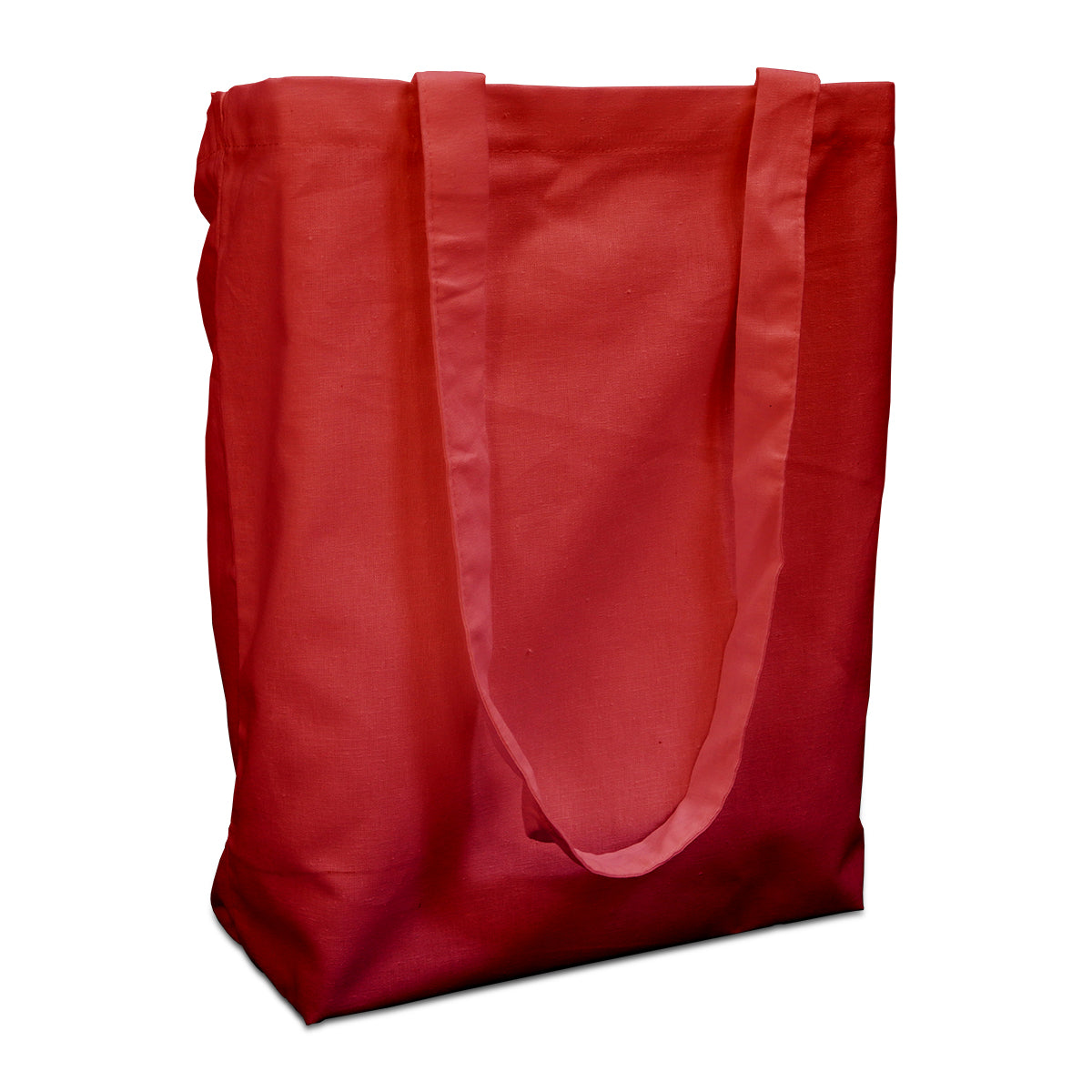 Cotton carrier bags 38x42cm with handle red 38x42cm (250 pcs.)