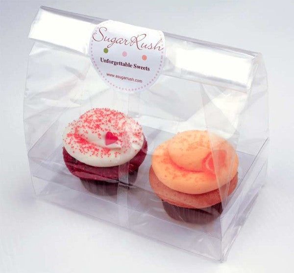 Duo Cupcake zak set 17.5x10x22.5 cm (100 pcs) [CBG2]
