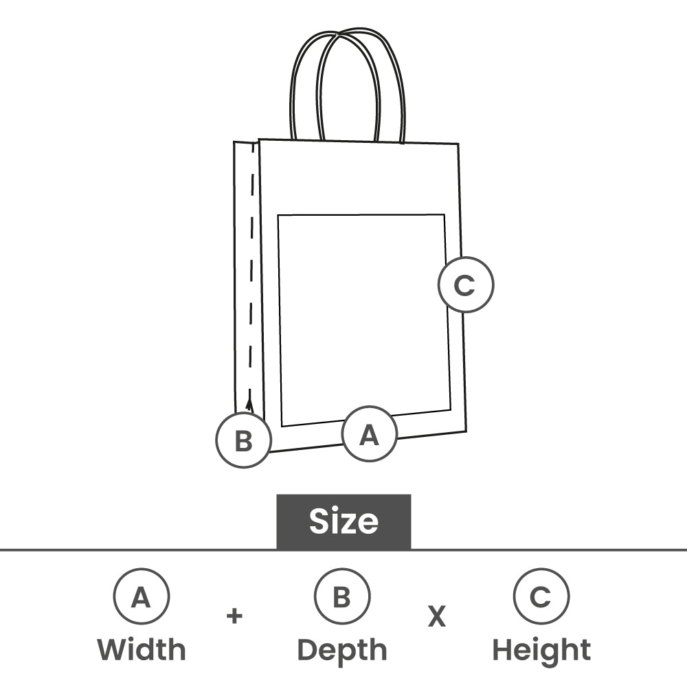 Sacs cadeaux avec fenêtre et étiquette 11,5+6,4x14,5cm kraft/noir (100 pièces) [FP-DPT112]