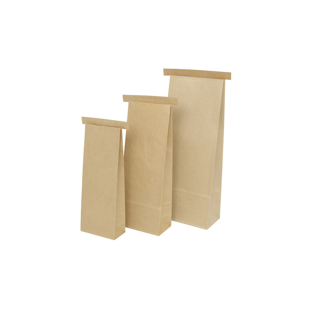 Sachets kraft avec fermeture métallique 10x5.9x27.4 cm (500 pièces) [GB-DRE03350]