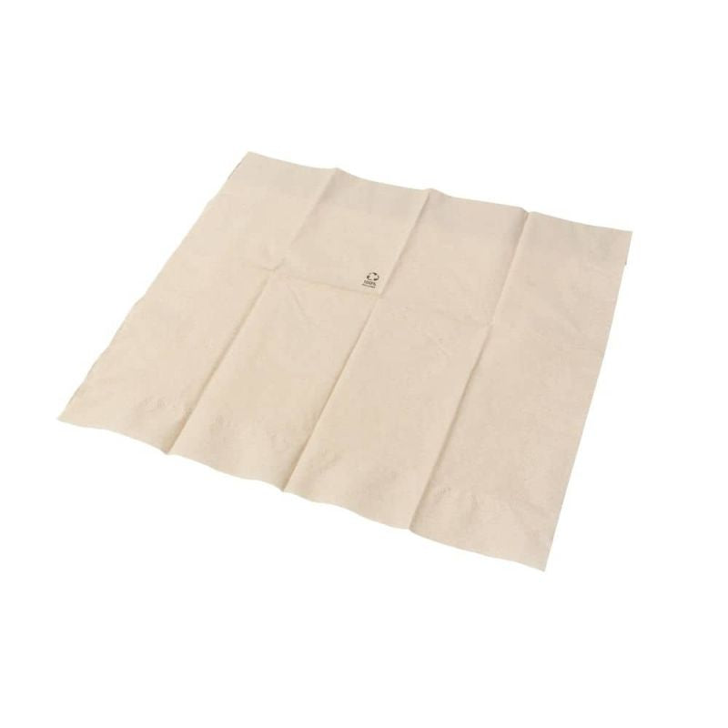 Bestekservetten Papier Bruin 10 x 19,5 cm, 2 laag (1.000 stuks) [GB-DSE02803]