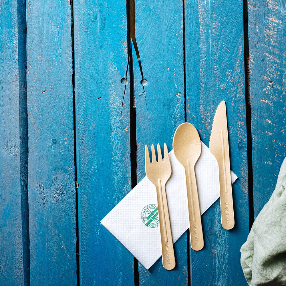 Lepel Papier 16,5 cm Bruin (1.000 stuks) [GB-DSE06365]