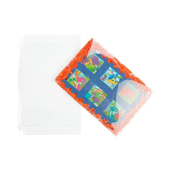 Boites cadeau plastique à transparence cristalline 18.7x1.6x26.8cm (25 Pièces) [FB183]