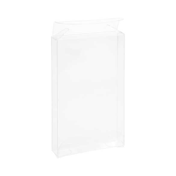Boites cadeau plastique à transparence cristalline 5.4x1.3x9.2cm (25 Pièces) [FB288]