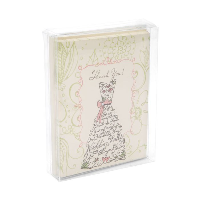 Boites cadeau plastique à transparence cristalline 11.4x3.2x14.9cm (25 Pièces) [FB30]