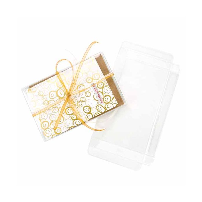 Plastiek Doosjes 9,2x1,6x14,3cm Kristalhelder (25 stuks) [FB33]