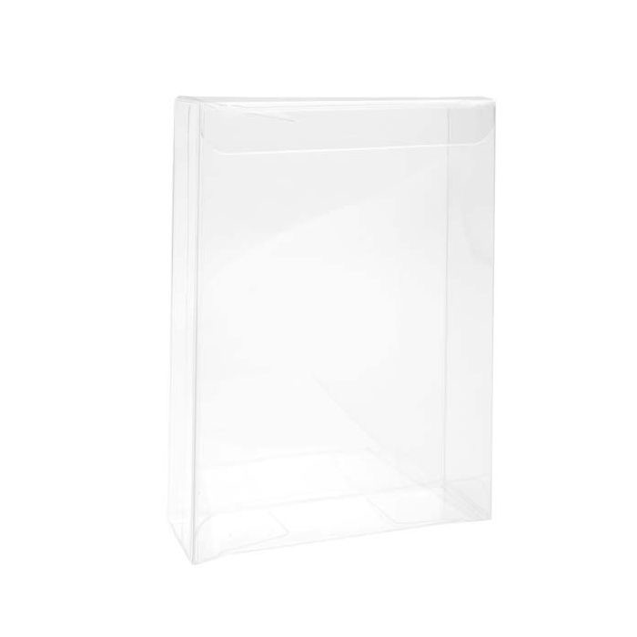 Boites cadeau plastique à transparence cristalline 9.5x3.2x13.2cm (25 Pièces) [FB38]