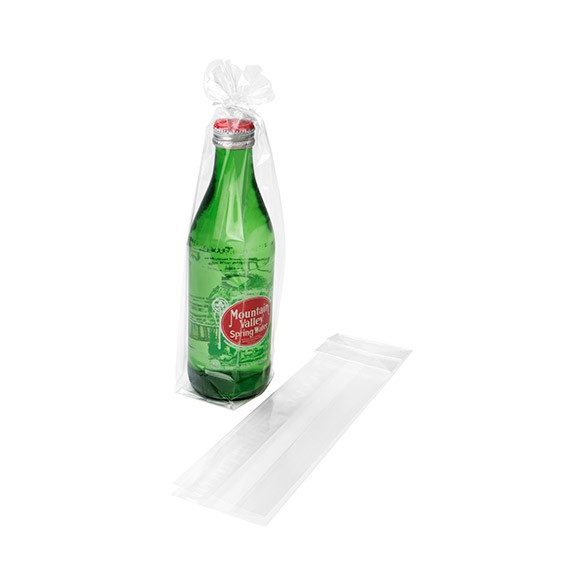 Block Bottom Bags Clear 6.7x4.8x26cm