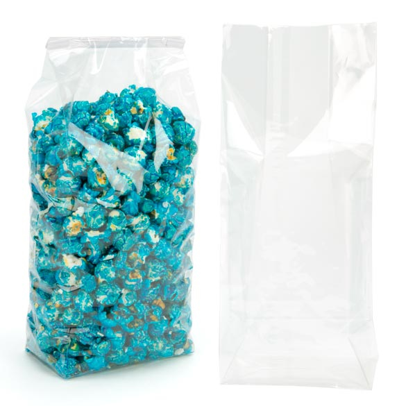 Sachet SOS à fond plat transparence cristalline 12.7x7.6x30.5cm (100 pièces) [FGCC1]