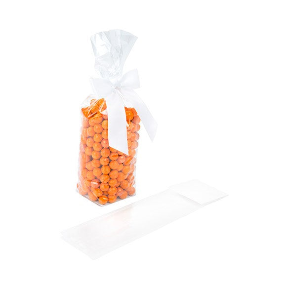 Sachet SOS à fond plat en papier et à transparence cristalline 5.1x5.1x21cm (100 pièces) [FGPB11]