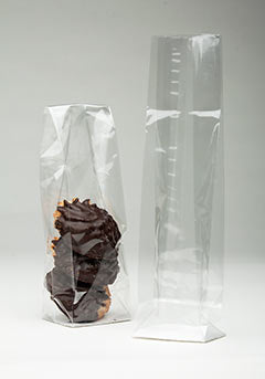 Blokbodemzakken Superhelder 6,4x5,1x24,8cm met papieren kaart (100 stuks) [FGPB12]