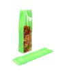 Blokbodemzakken Neon Groen 7x5,1x25,4 cm met Papieren kaart (100 stuks) [FGPB17NG]