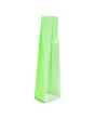 Blokbodemzakken Neon Groen 7x5,1x25,4 cm met Papieren kaart (100 stuks) [FGPB17NG]