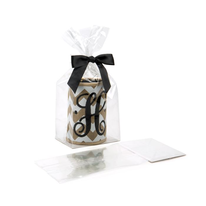 Blokbodemzakken 10,2x7,6x25,4cm met papieren kaart (100 stuks) [FGPBH5]