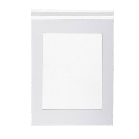 Sachet plastique plat grand format 26,5x33,7cm Refermable par Rabat Adhésif (100 pièces) [B10X13]