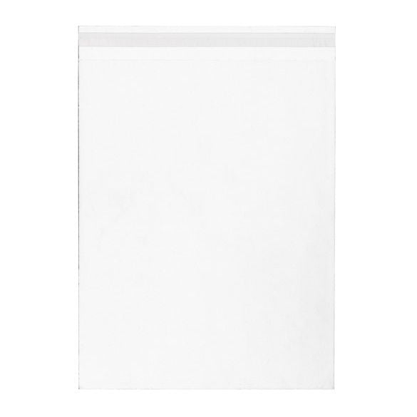 Sachet plastique plat grand format 26,5x33,7cm Refermable par Rabat Adhésif (100 pièces) [B10X13]