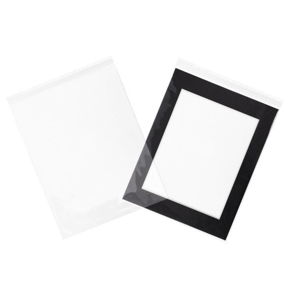 Sachet plastique plat grand format 36,7x46,4cm Refermable par Rabat Adhésif (100 pièces) [B14]