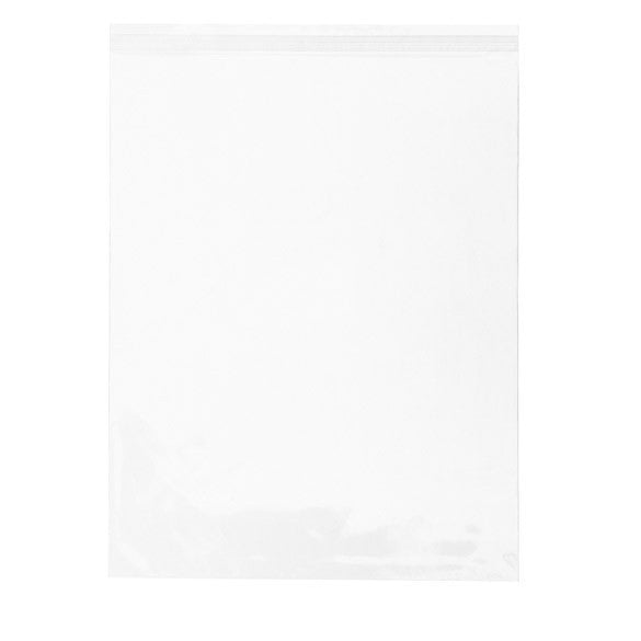 Plastiek Zakken 36,7x46,4cm Transparant en Hersluitbaar (100 stuks) [B14]