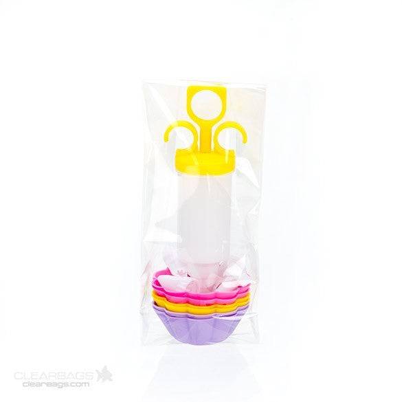 Sachet SOS à fond plat transparence cristalline 8.9x5.7x24.8cm (100 pièces) [FGCC15]