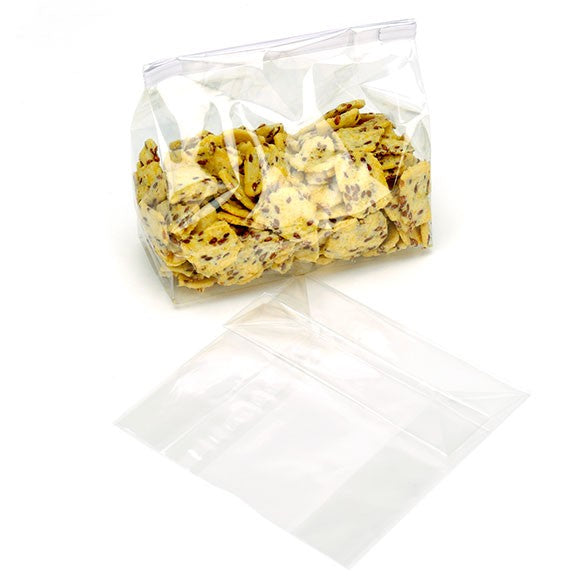 Sachet SOS à fond plat transparence cristalline 12.7x5.7x12.7cm (100 pièces) [FGCC18]