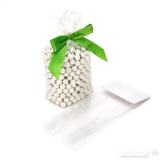 Blokbodemzakken Superhelder 7,6x5,1x20,3cm met papieren kaart (100 stuks) [FGPB20]