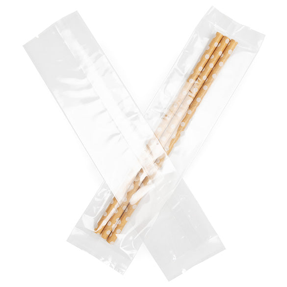 Plastiek Zakken "Heat Seal" 5,1x20,3cm Gelamineerd (100 stuks) [SLB28]