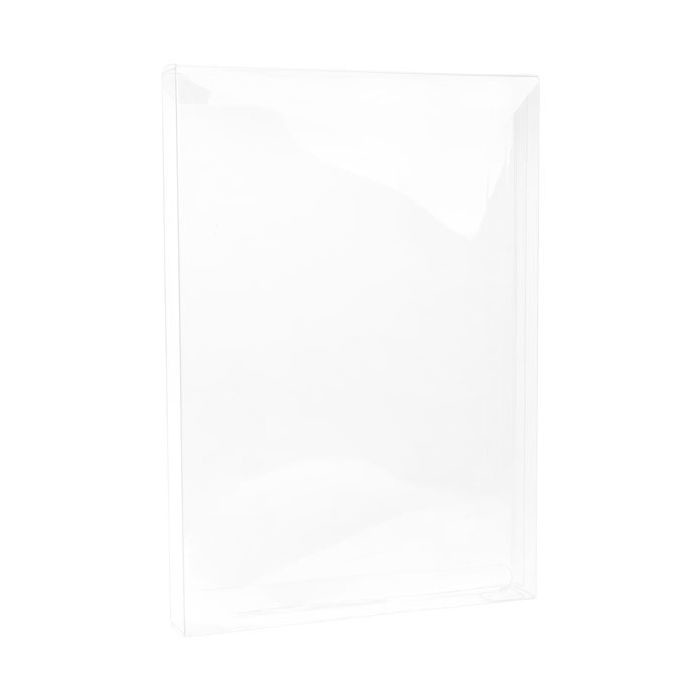 Boites cadeau plastique à transparence cristalline 18.1x2.5x25.6cm (25 pièces) [FPB154]