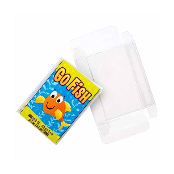 Boites cadeau plastique à transparence cristalline 6.7x1.6x9cm (25 pièces) [FPB159]