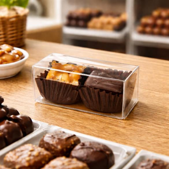 Boîtier Cadeau pour Chocolat 3.5x3.7x7cm (25 pièces) [FPB226]